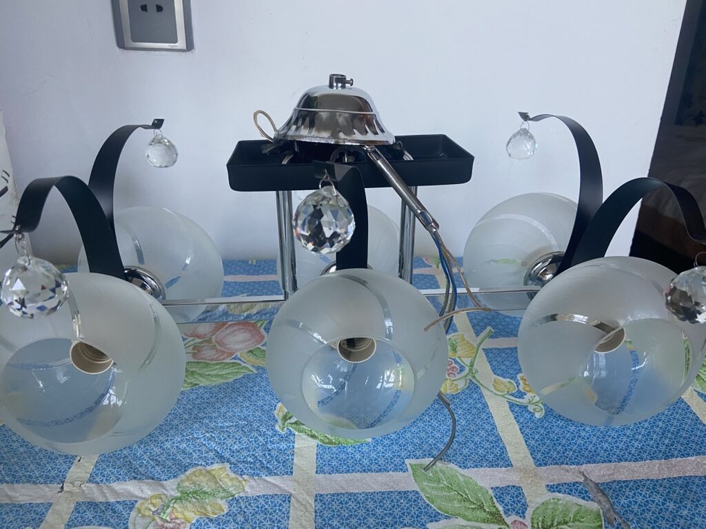 Çılçıraq, 6 lampa, Şüşə — İşıqlandırma, Bakı (3)