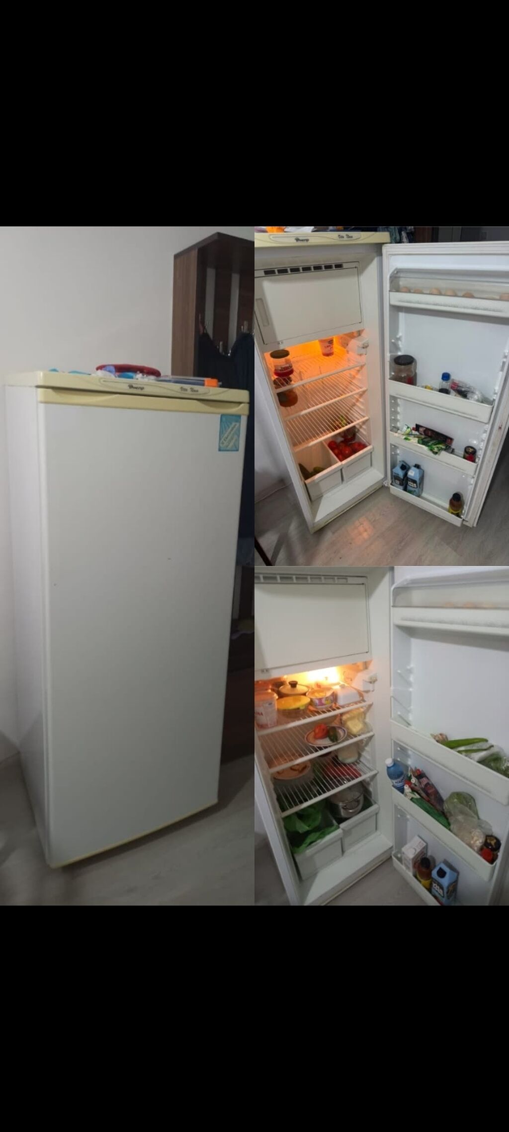 İşlənmiş 1 qapılı Sharp Soyuducu Satılır, rəng - Ağ — Soyuducular, Gəncə