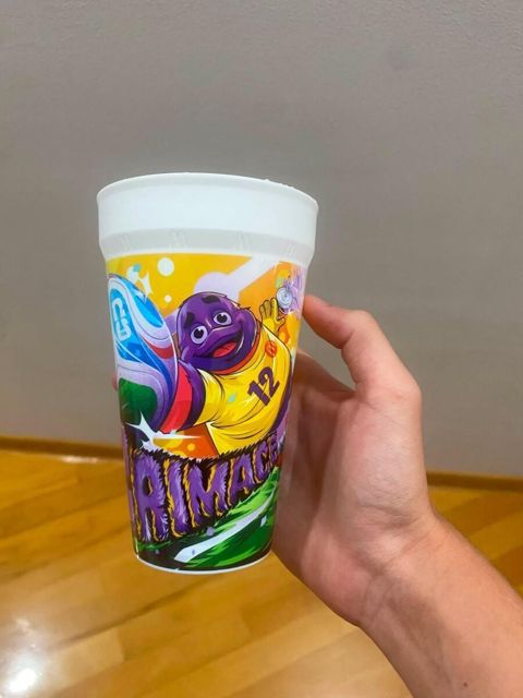 Mcdonalds World cup Grimace shake koleksiya stəkanı — Bakı