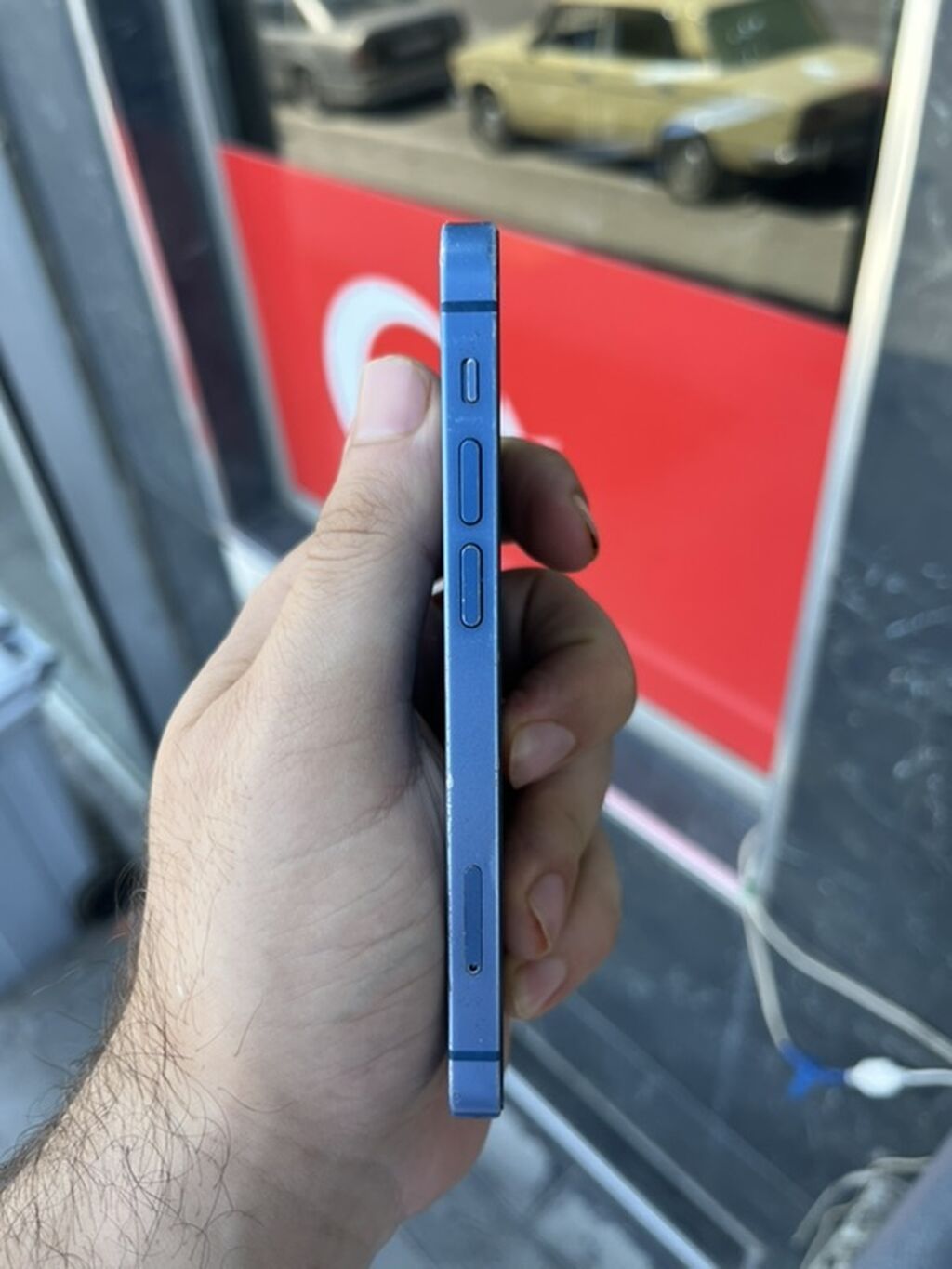 IPhone 13, Mavi, Qırıq — Apple iPhone, Quba (5)