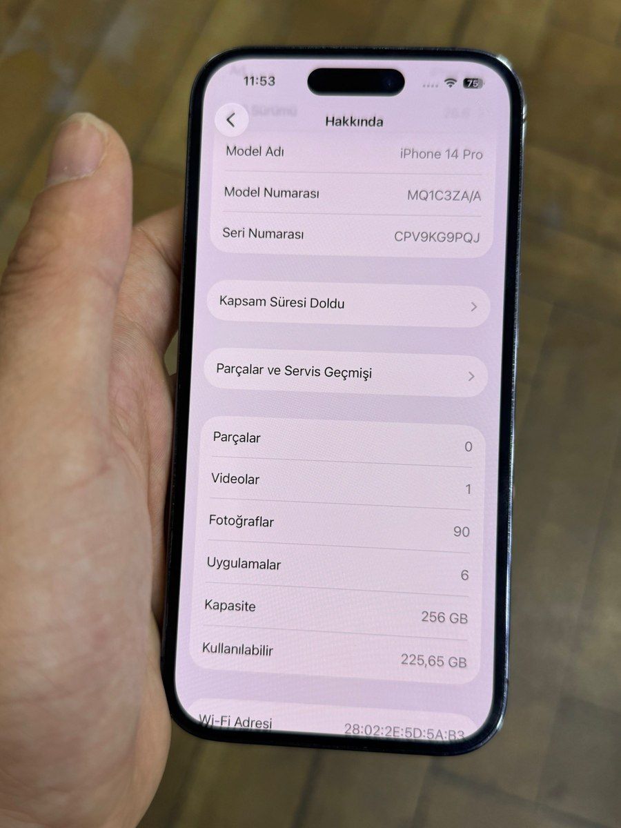 Apple iPhone 14 Pro Deep Purple 256GB/6GB — Smartfonlar, Bakı (4)