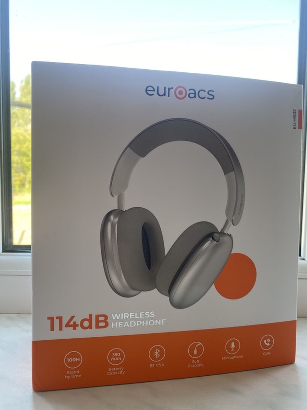 Euroacs EU-HS32 Silver – Simsiz qulaqlıq - Səs gücü: 114 dB — Qulaqcıqlar, Samux