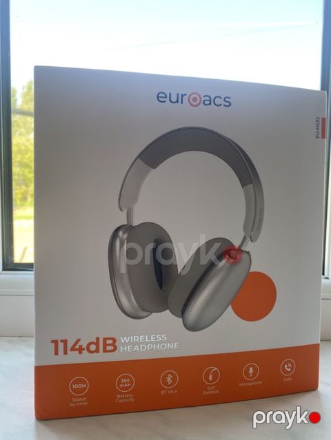 Euroacs EU-HS32 Silver – Simsiz qulaqlıq - Səs gücü: 114 dB