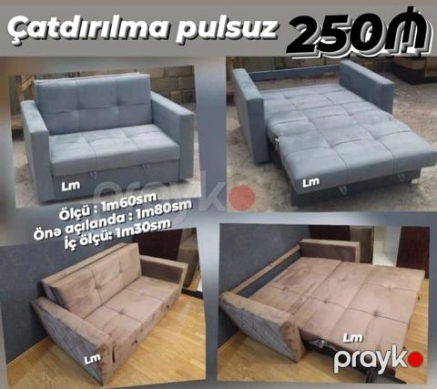 Divan, Qonaq otağı üçün, Bazalı, Açılan
