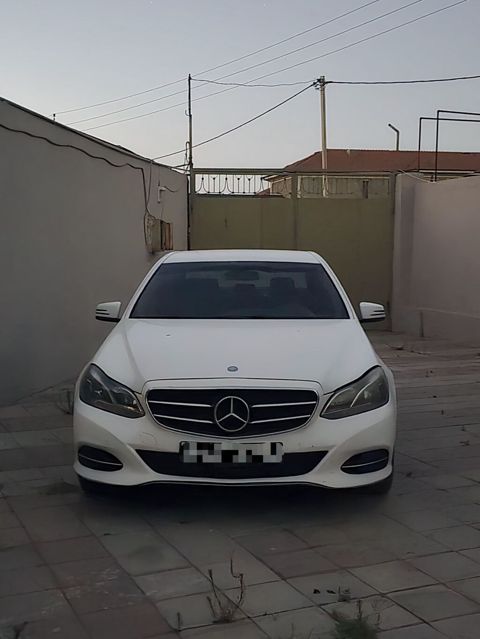 Mercedes-Benz E-Class 2014 dizel 651m (W212) sedan – ağ rəng, ön-arka — Bakı