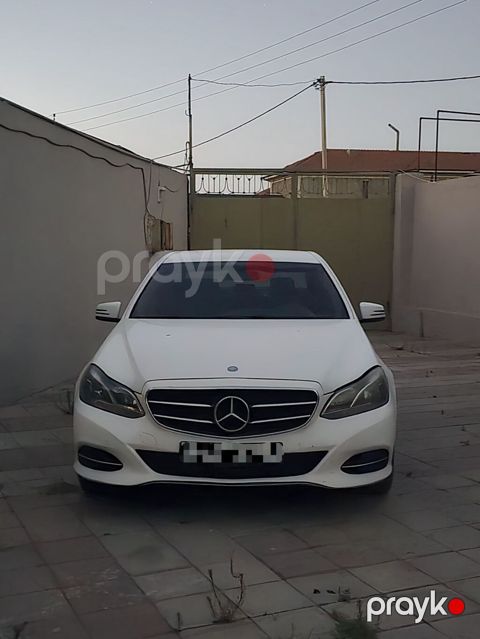 Mercedes-Benz E-Class 2014 dizel 651m (W212) sedan – ağ rəng, ön-arka — Bakı