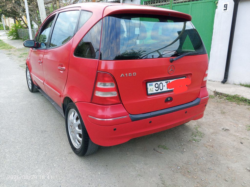 Mercedes A 160, 1.6 L, 2002 il, 168 907 km — Avtomobillər, Xaçmaz (5)