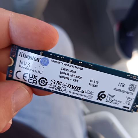 100%. Ofis noutbukdan çıxma. Kingston NV3 SNV3S/1000G NVMe M.2 SSD — Bakı