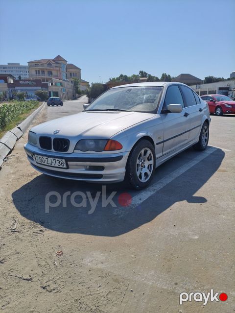 BMW 3 Series E46 sedan - Korpus: 4 qapılı sedan, gümüşü rəng - Salon — Digah