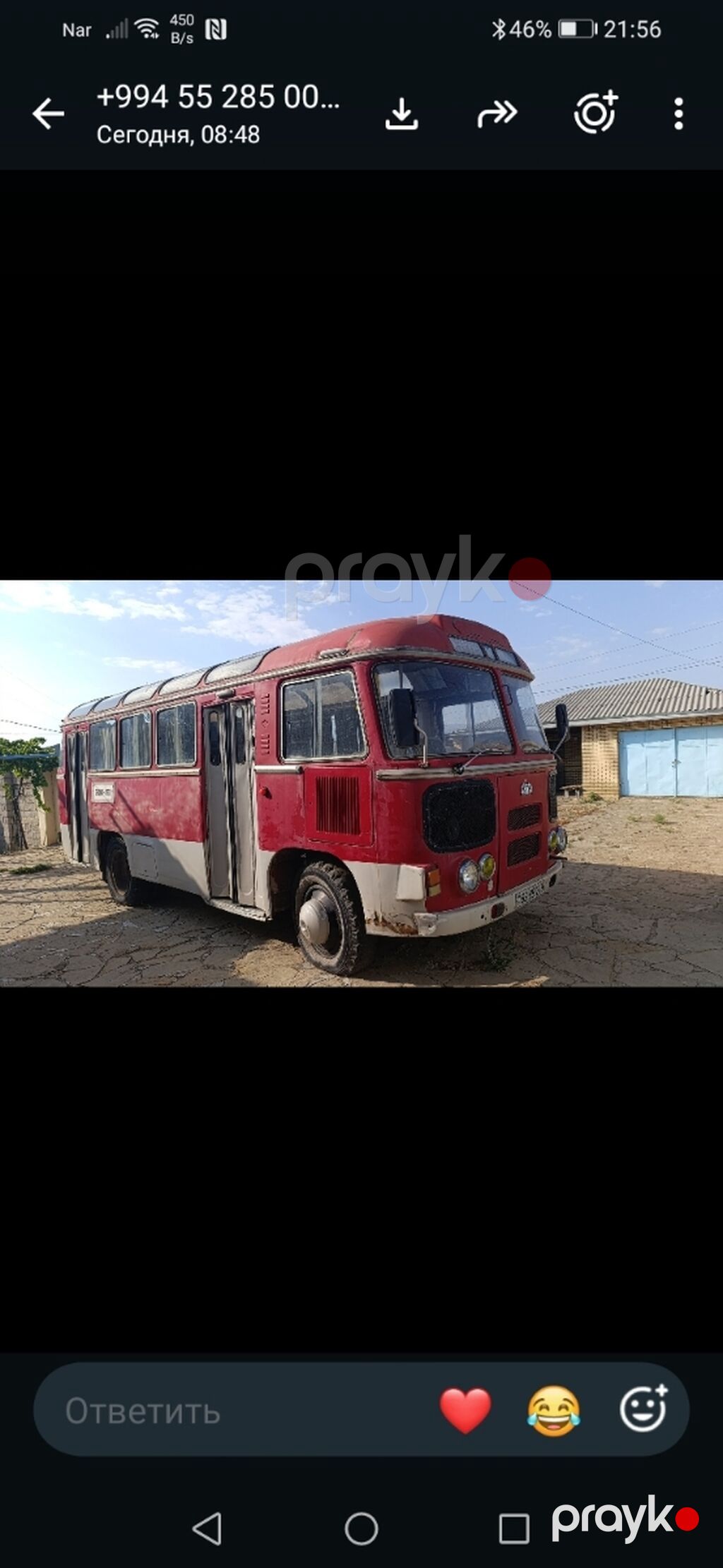 Şəhərdaxili sərnişindaşıma və ya retro layihələr üçün avtobus 69-BB-219 — Avto, Bakı (2)