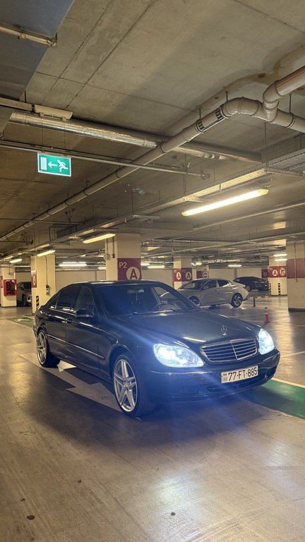 Mercedes S 500, 5.0 L, 2001 il, 272 000 km — Avtomobillər, Bakı (8)