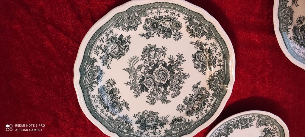 Çay dəsti, rəng - Yaşıl, Farfor, Villeroy & Boch, Almaniya — Mallar, Bakı (7)