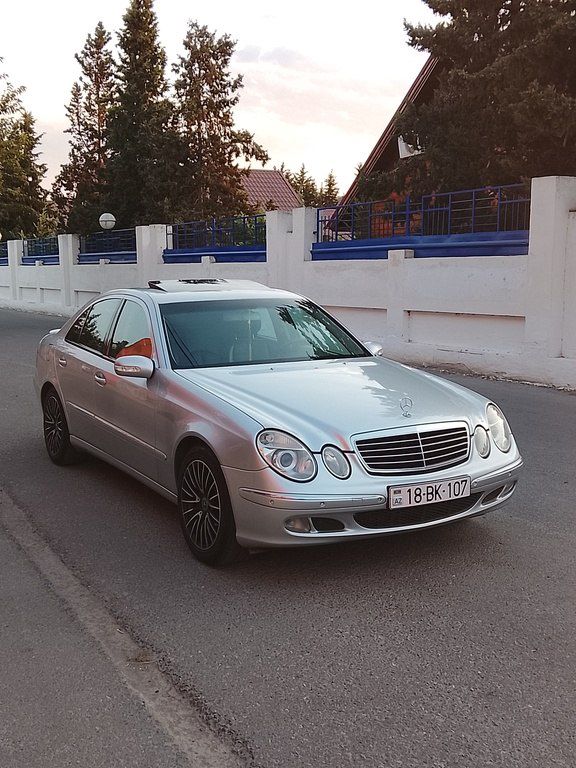 Mercedes E 270, 2.7 L, 2002 il, 251 000 km — Avtomobillər, Şirvan (10)
