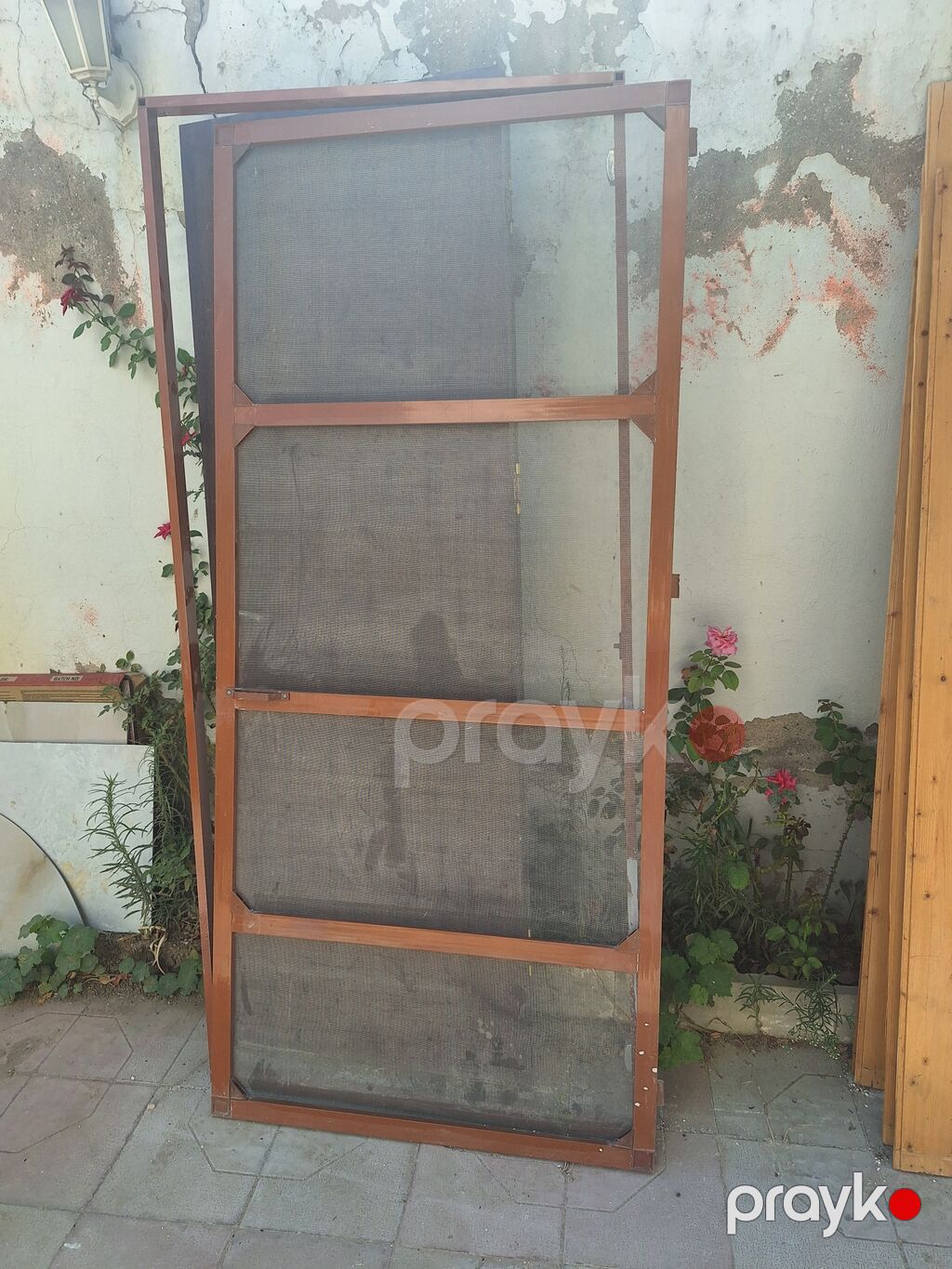 Taxta çərçivəli torlu qapı - Material: möhkəm taxta çərçivə, sıx — Pəncərələr, qapılar, balkonlar, Xırdalan (2)