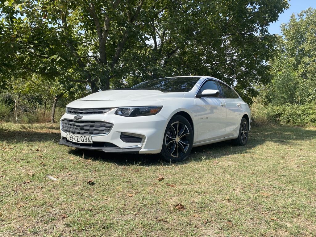 Chevrolet Malibu sedan – ağ rəng, zərif və dinamik dizayn — Avto, Bakı (2)