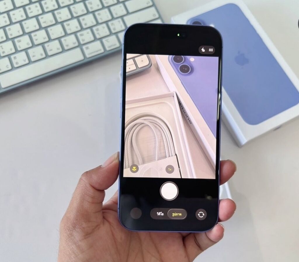 IPhone 16, 256 GB, Göy, Zəmanət, Simsiz şarj, Face ID — Apple iPhone, Digah (6)