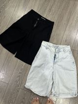 1,2 defe geyinilib. Unisex denim şortlar – 2 rəng - Modellər: dizə — Шорты