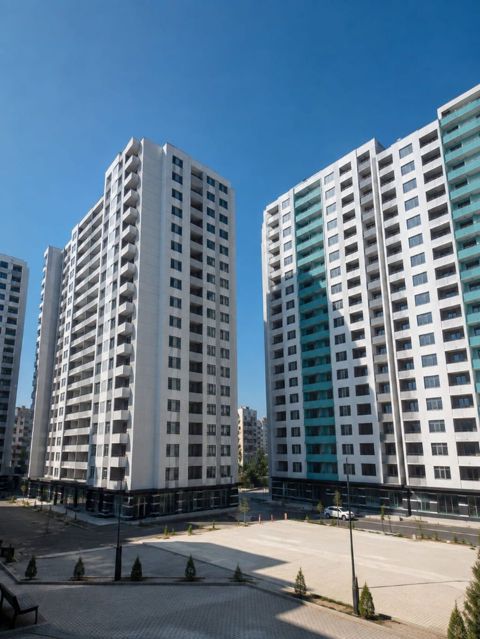 2 otaqlı, Yeni tikili, 66 kv. m — Bakı