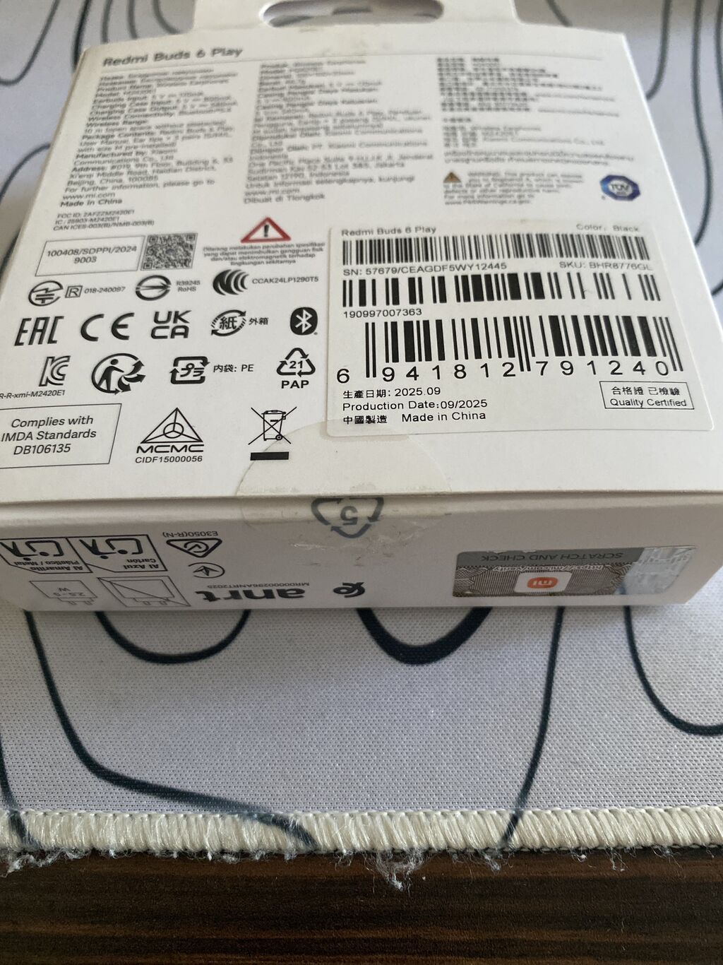 Yeni Simsiz (Bluetooth) Qulaqcıqlar, Xiaomi, rəng - Qara — Qulaqcıqlar, Bakı (3)