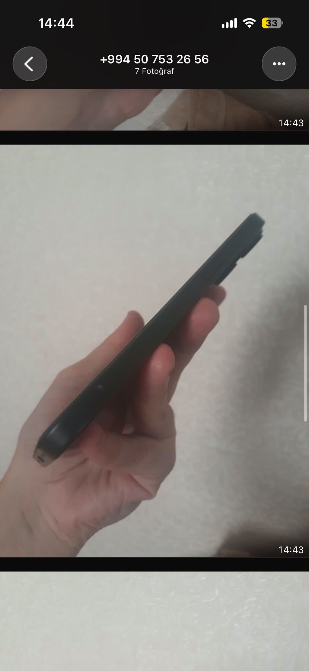 IPhone 15, 128 GB, Qara, Zəmanət, Barmaq izi, Simsiz şarj — Apple iPhone, Qobu (3)