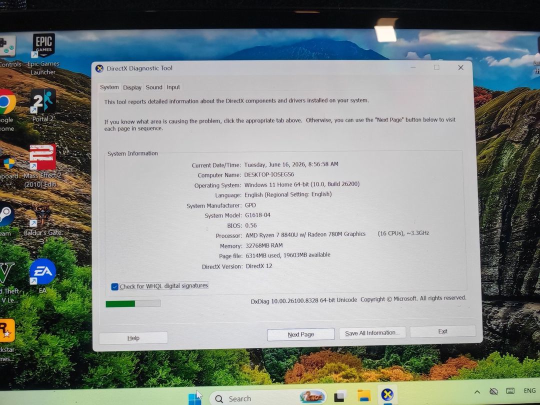 GPD Win 4 Ryzen 7 8840U / 32GB RAM / 2TB SSD / Windows Gaming PC — Elektronika, Bakı (2)