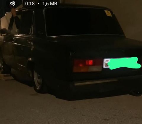 Model: VAZ klassik sedan (2101-2107 seriyasından), arxaötürücülü — Bakı