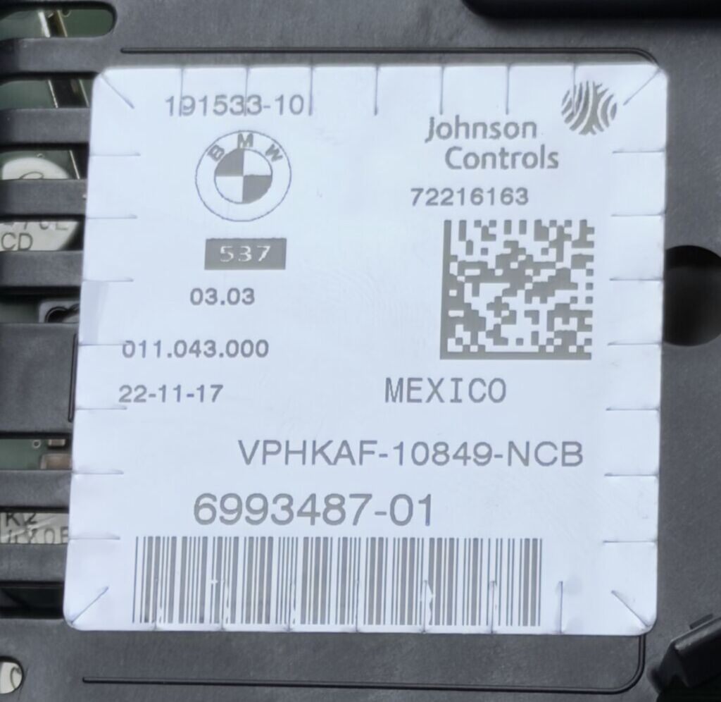 Model: BMW X5 F15 üzerindan çıxarılıb. - Ölçü vahidi: km/h — Ehtiyat hissələri, Bakı (3)