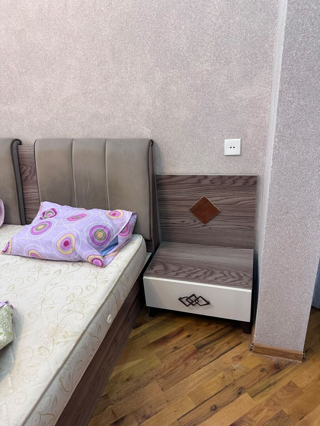 İşlənmiş, İkinəfərlik çarpayı, Matras ilə, Siyirməsiz — Mebel, Bakı (2)