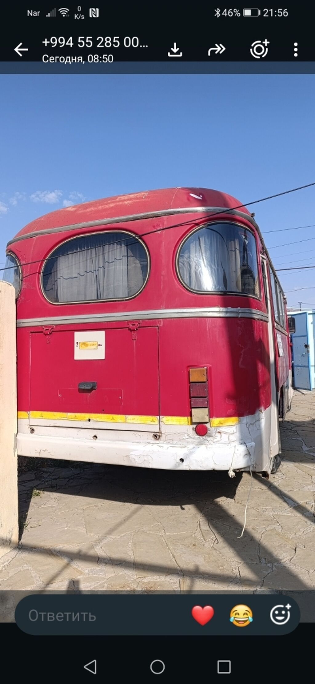 Şəhərdaxili sərnişindaşıma və ya retro layihələr üçün avtobus — Avto, Bakı (5)