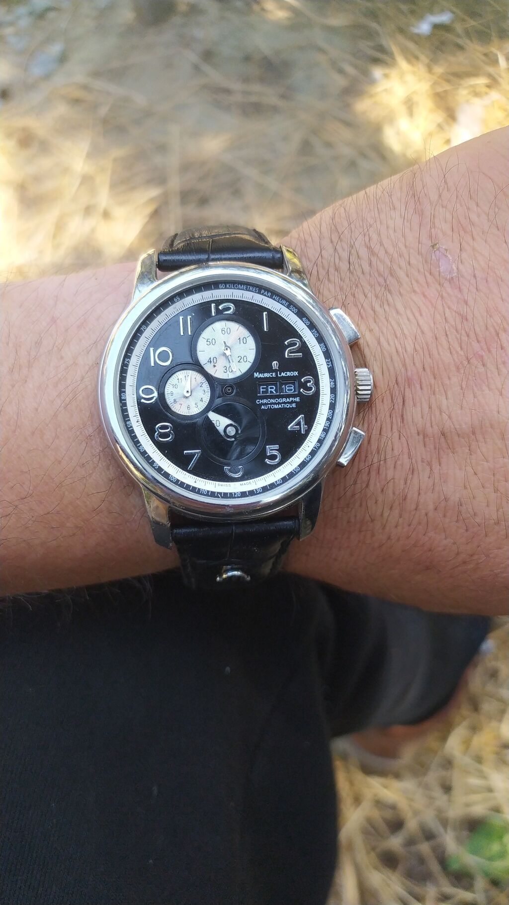 Maurice Lacroix kişi qol saatı - Model: Maurice Lacroix Chronographe — Qol saatları, Bakı (4)