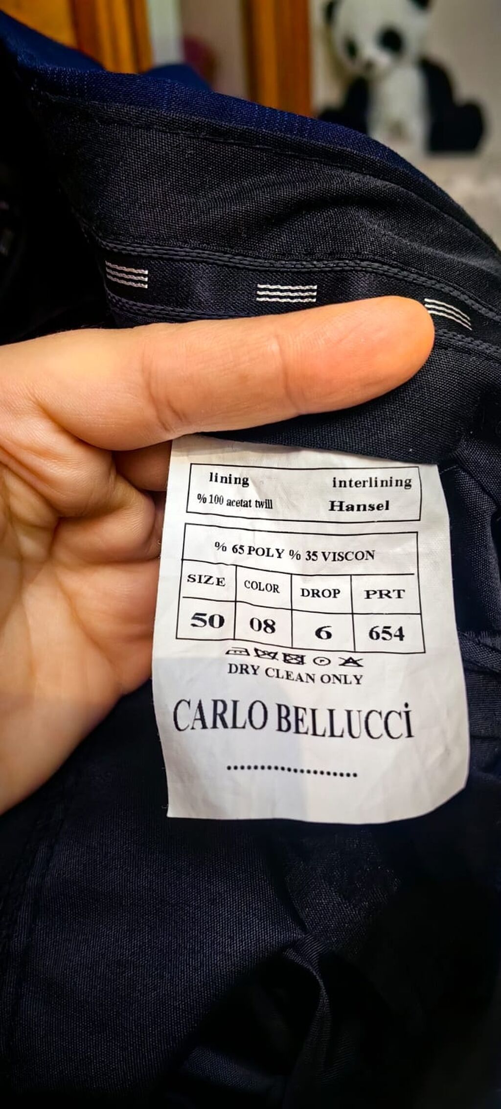 Carlo Bellucci kişi kostyumu - İstehsal: Turkey - Dəst: 2 parça — Şəxsi əşyalar, Bakı (5)