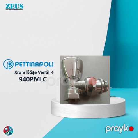 Pettinaroli Xrom 15 Köşə Ventil 940PMLC — Bakı