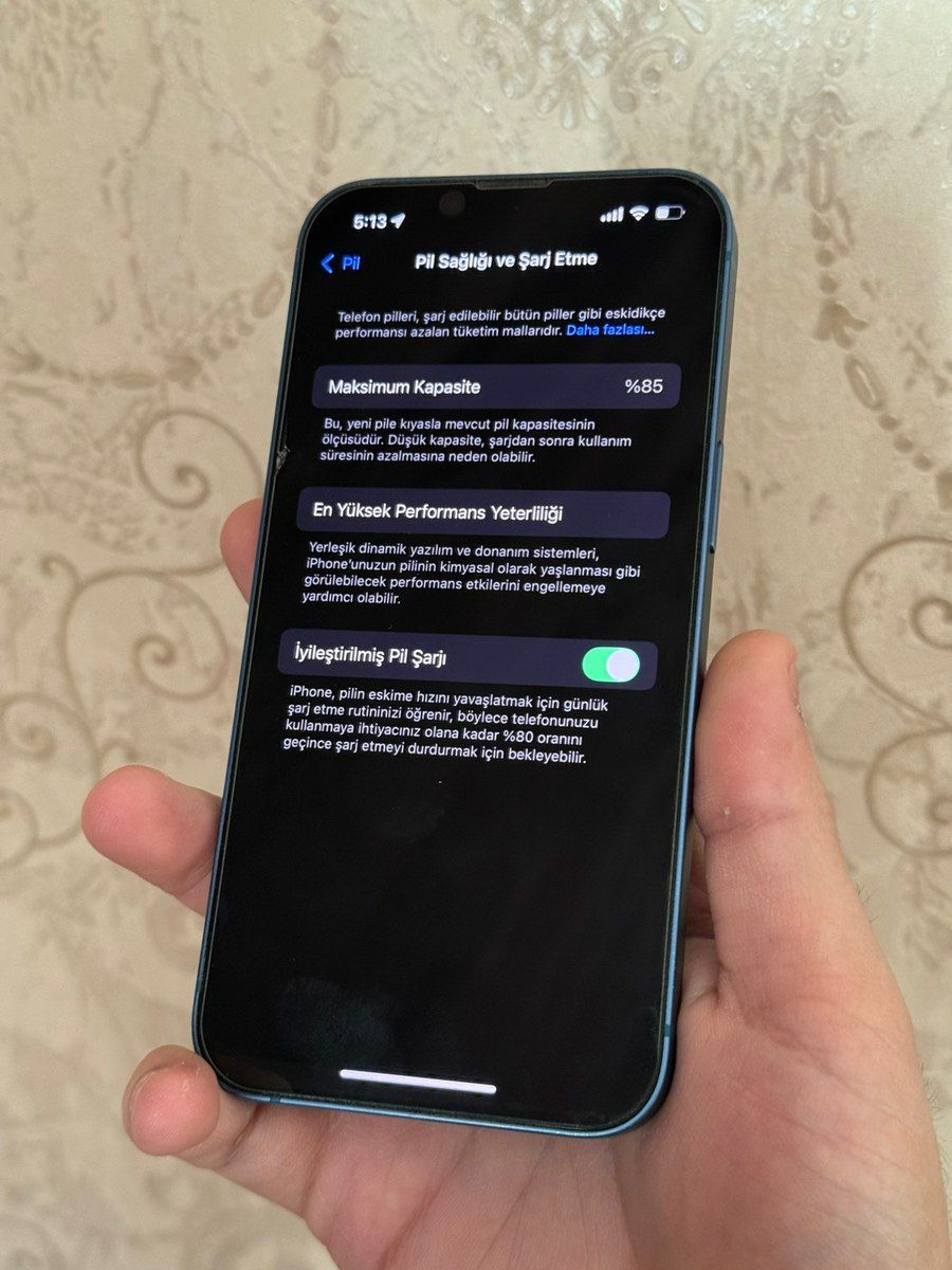 Apple iPhone 13 Blue 128GB/4GB — Smartfonlar, Bakı (11)