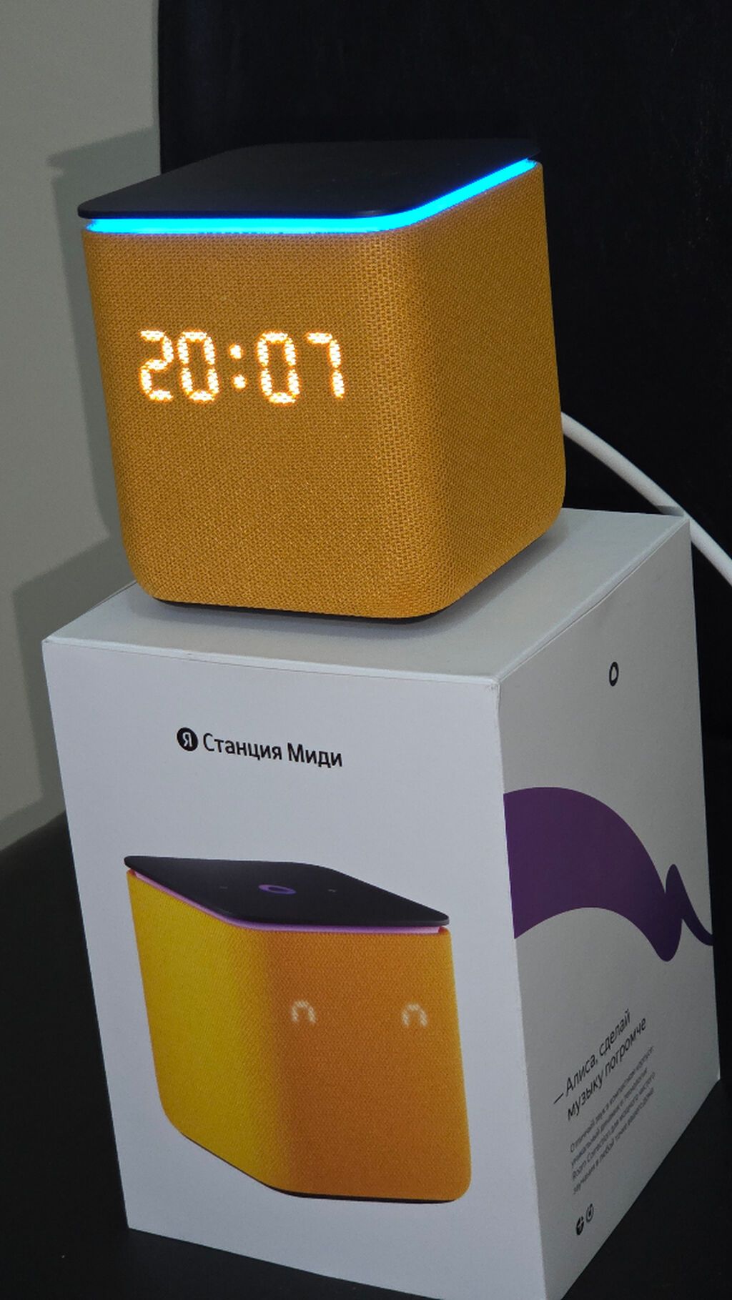Yeni Yandex Kolonka, Növ - Smart, rəng - Narıncı — Elektronika, Bakı (7)