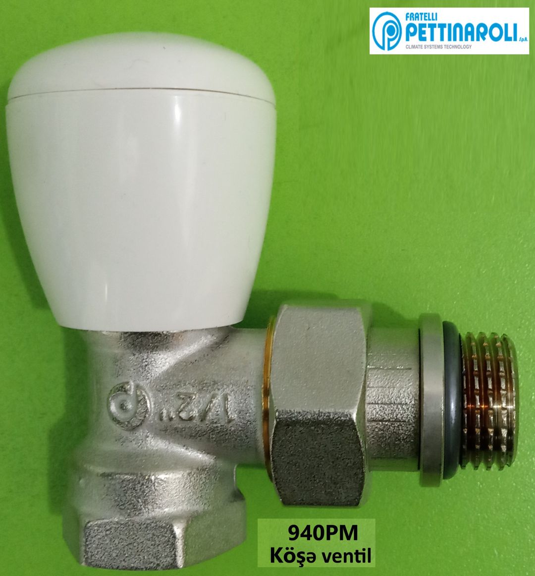 Radiator Ventili Pettinaroli 940PM Köşə (Italiya İstehsalı) — Kranlar və mıxaçlar, Bakı (2)
