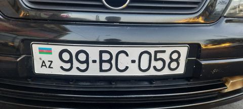 Avtomobil qeydiyyat nişanı - 99-BC-058 — Şəki