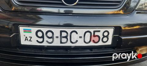 Avtomobil qeydiyyat nişanı - 99-BC-058