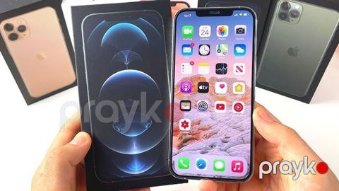 IPhone 12 Pro Max, 256 GB, Black Titanium, Face ID