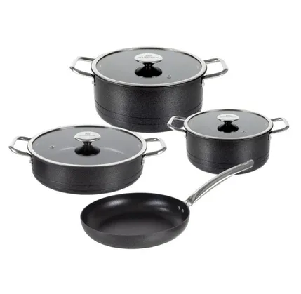 Tava Qazan dəsti Burner Black Quantanium, 7 parça (8681990733325) — Bakı