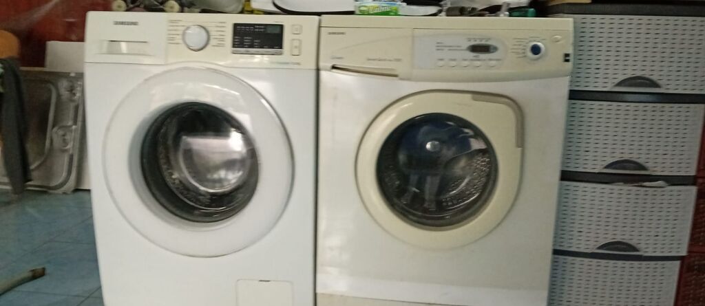 Samsung 6 kq 220 Azn Samsung - göy işıqlı 180 Azn 5 kq Bosch 8kq 230 — Paltaryuyan maşınlar, Bakı (8)