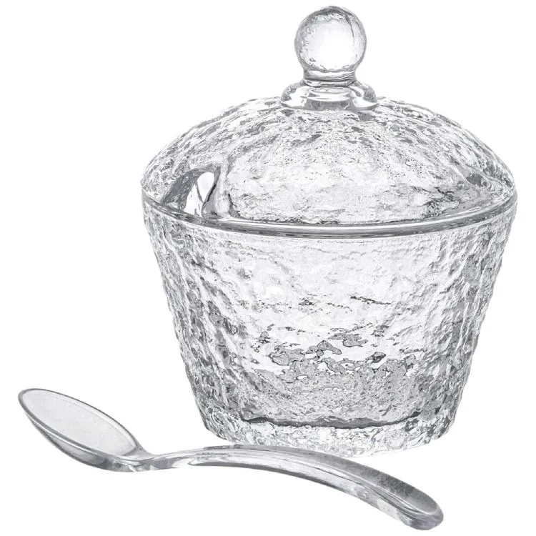 Şəkər qabı Lefard Nice 691-104 250 ml 10x11,2 sm plastik qaşıqla — Bakı