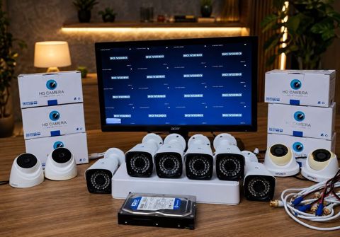 Təhlükəsizlik kamera sistemi dəsti - Monitor: 20" ekran - DVR — Bakı