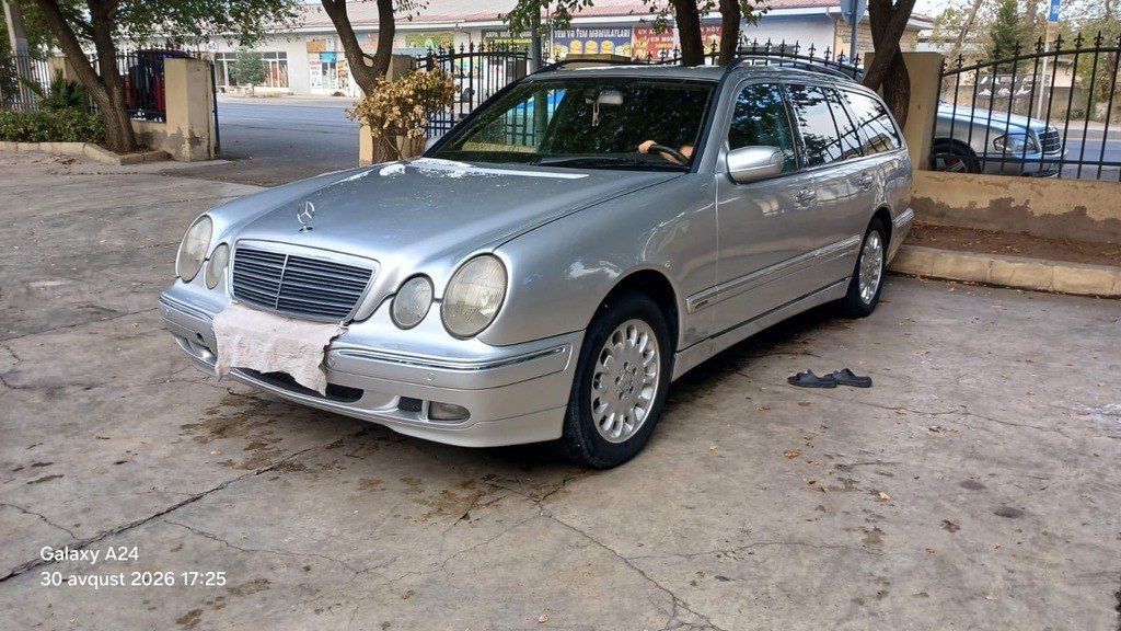 Mercedes E 270, 2.7 L, 2000 il, 375 408 km — Avtomobillər, Sabirabad (3)