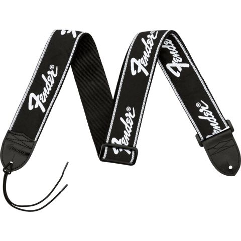 Gitara üçün kəmər Fender Running Black, White — Bakı