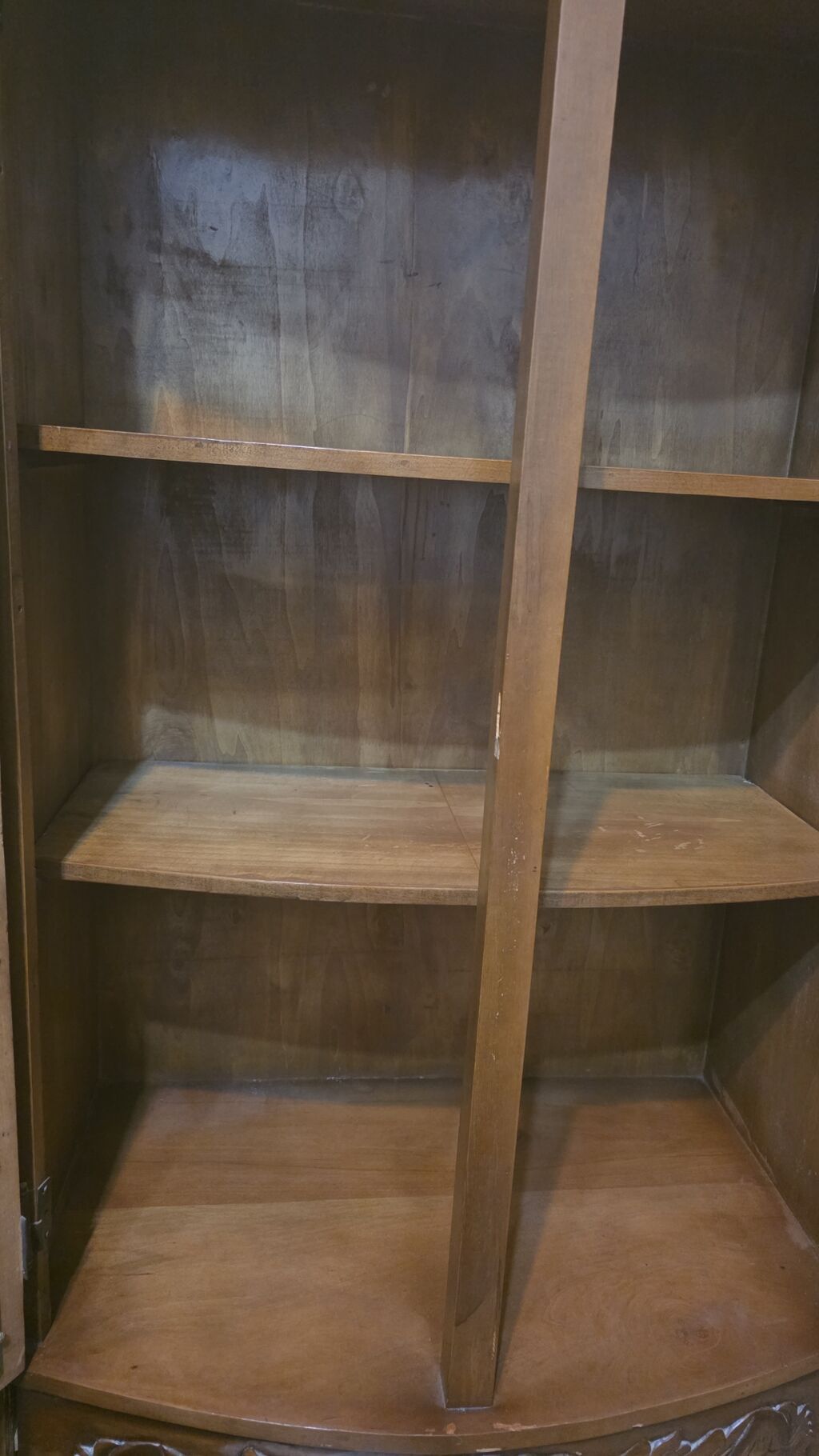 Klassik üslubda iri ölçülü vitrinli şkaf-garnitur - Material: bərk — Mebel, Bakı (4)
