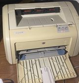 HP LaserJet 1018 lazer printer - Növlü: Monoxrom (qara-ağ) lazer — Оргтехника и расходники