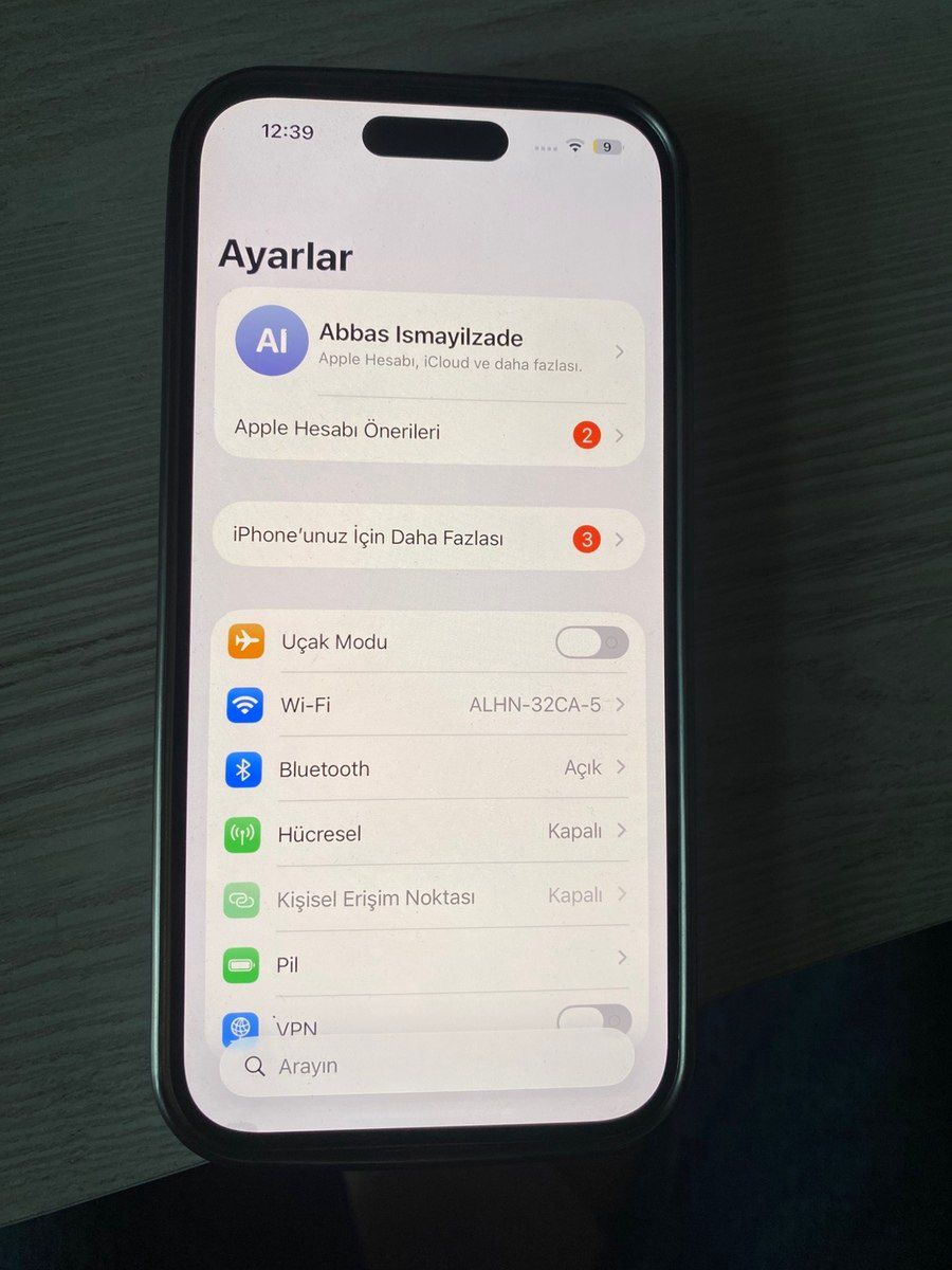 Apple iPhone 15 Pro Natural Titanium 128GB/8GB — Smartfonlar, Bakı (5)