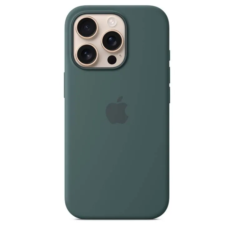 Çexol Apple iPhone 16 Pro Silicone Case with MagSafe - Lake Green (MYYR3ZM/A) — Smart home