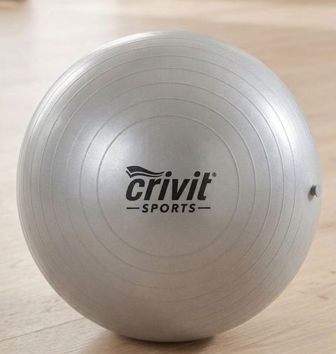 Crivit Sports fitnes/topu (gym ball), gümüşü rəng. 120 kq çəki — Bakı