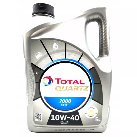 Mühərrik yağı Total Quartz 7000 Diesel 10W-40 5 L — Bakı